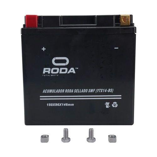 Acumulador Sellado Smf (Ytx14-Bs) Roda 12V 13A