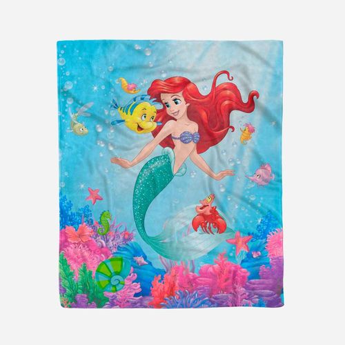 Cobertor Frazada Sirenita Peces