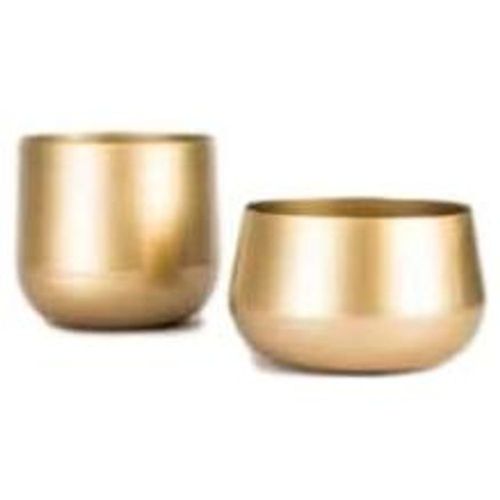 Jarrones Metal Dorado