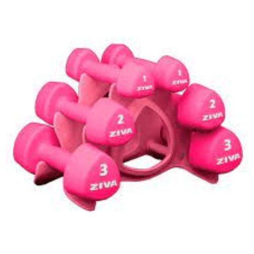 Juego Mancuernas EPS RB60 2700 Triangular 12Kg ZIZIHMA063 Ziva Rosa