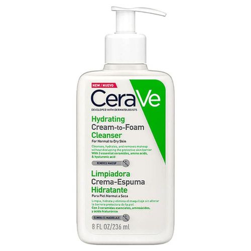 CERAVE Limpiadora Crema-Espuma Hidratante 256ML