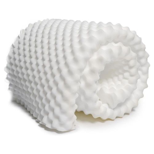 SILVER EDITION Colchoneta / Sobrecolchón ConOndas / Matrimonial Blanca