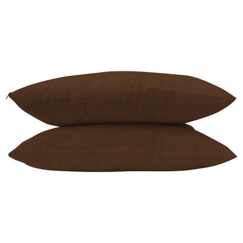 Almohada Tacto Seda con Cierre Dúo Chocolate - A0911