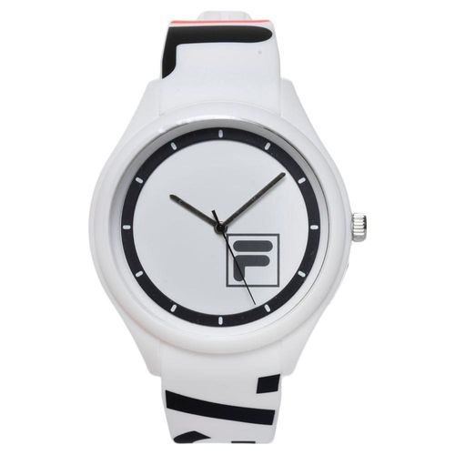 Reloj Fila Unisex Moda Lujo Estilo Blanco 38321101