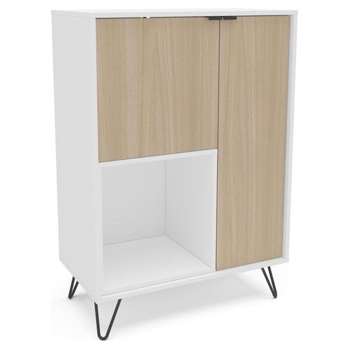 Aparador Librero Multiusos con Puertas Bossa Cayman 750