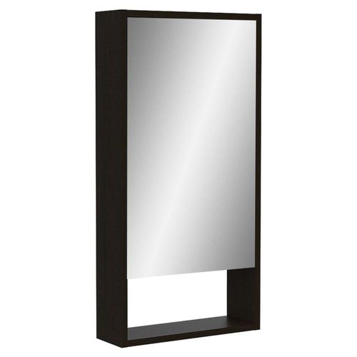 Gabinete De Baño Con Espejo Marca Excelsior modelo Mariana color Chocolate