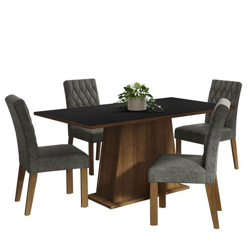 Juego de Comedor Ashley Madesa Mesa y 4 Sillas MNS