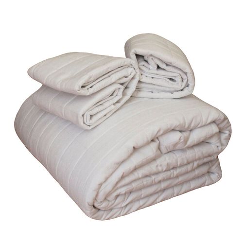 Edredón Ligero Koala  -Matrimonial/QS -Blanco/Beige