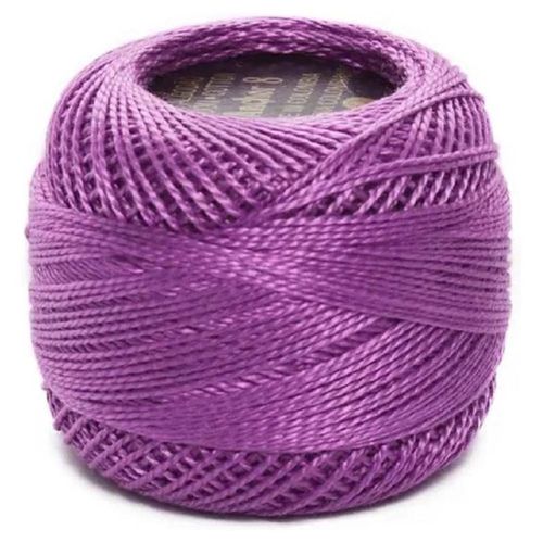 Caja 10 Pzs Coats Hilo Algodón Egipcio Giza Anchor Perlé Lila Medio