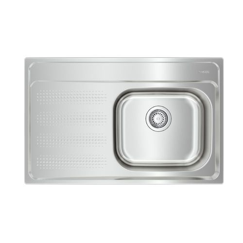 Tarja Empotre Ac. Inox Teka GALAXY 800 T-XN 1B 1D L BW Escurridor Izq