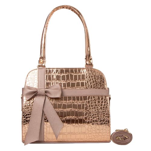 Bolsa Fana Coraima Color Oro Con Asas