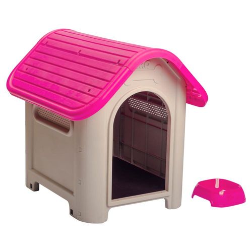 Casa De Perro Raza Pequeña Magenta