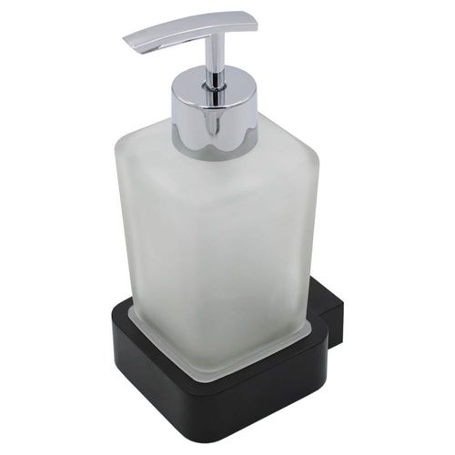 Dispensador De Jabón Líquido Baño Negro Mate