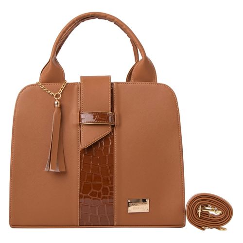 Bolsa Fana Malu Color Camel Juvenil