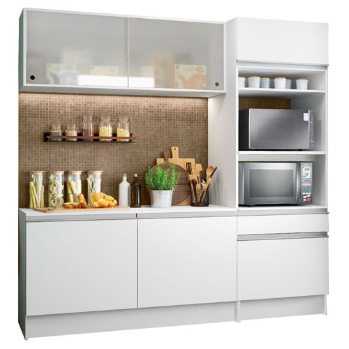 Cocina Integral Compacta Topazio Pop Blanco Madesa