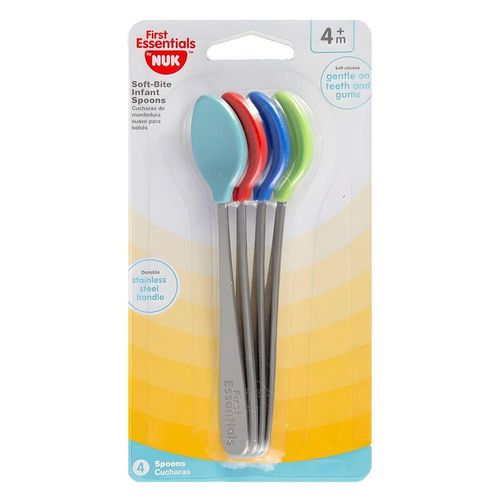 Cucharas Suaves Para Bebé Nuk First Essentials 4pz