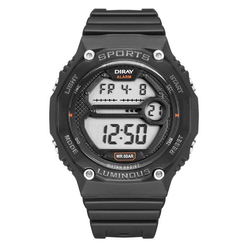 Reloj Infantil Diray para Caballero DR2116G1 Negro