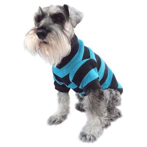 Suéter Punto Azul Perro Rayas Ligero Talla 0 Pet Pals
