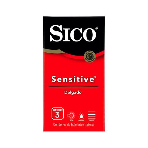 Preservativos Sico Sensitive 3 piezas