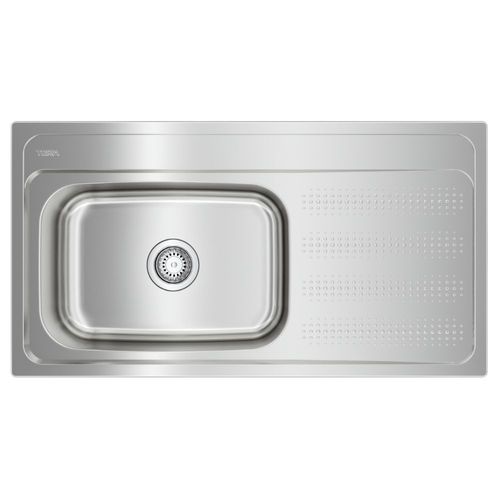 Tarja Empotre Ac. Inox Teka GALAXY 950 T-XN 1B 1D R BW Escurridor Der