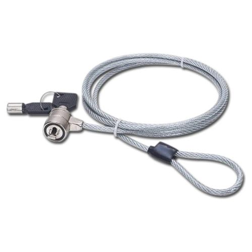 Candado de seguridad Manhattan 440271 con llave de 1.4m. Color Gris.