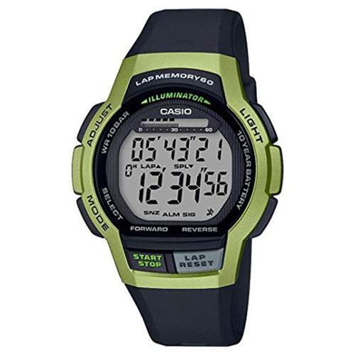 Reloj Casio Unisex Moda Lujo Estilo Verde WS1000H3AVCF