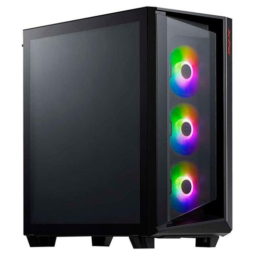 Gabinete Gamer XPG CRUISERST E-ATX  3FAN Cristal Templado ARGB Negro
