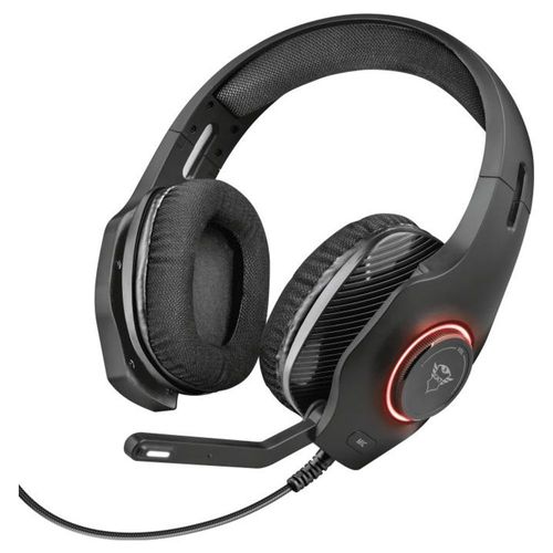 DIADEMA TRUST GAMING GXT455 TORUS NEGRO 3.5MM/USB RGB