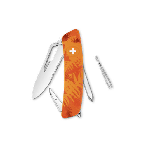 SWIZA SINGLE HAND SH02 TR 7 FUNCIONES CAMO DE HOJAS NARANJA