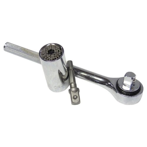 Herramienta Matraca Dado Hexagonal Universal 1/4-3/4in 3 Pzs