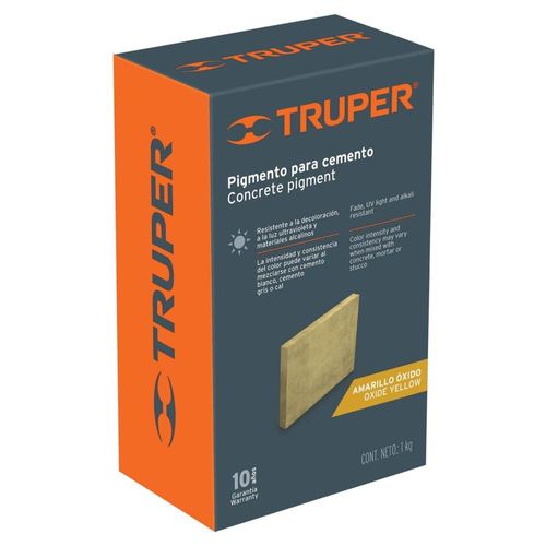 Pigmento Para Cemento 1 Kg Amarillo Óxido Truper