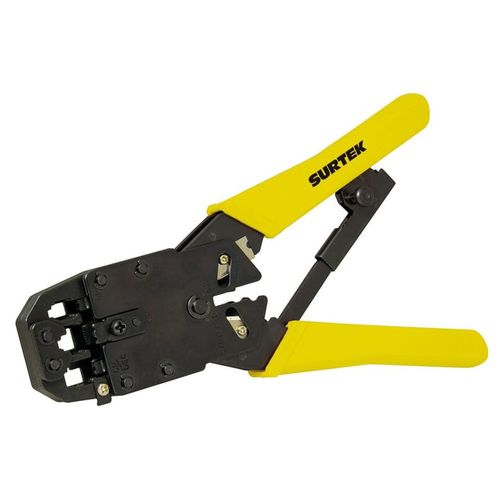 Pinza Ponchadora P/ Crimpar 8pulg 3 Conexiones Surtek