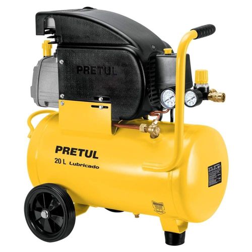 Compresor de aire de 20 L, 2 1/2 HP, 127 V, Pretul COMP-20LP