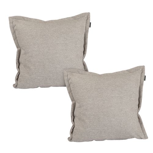 Set de 2 Cojines Decorativos Dicasa Rivo KappaOne Beige CZD
