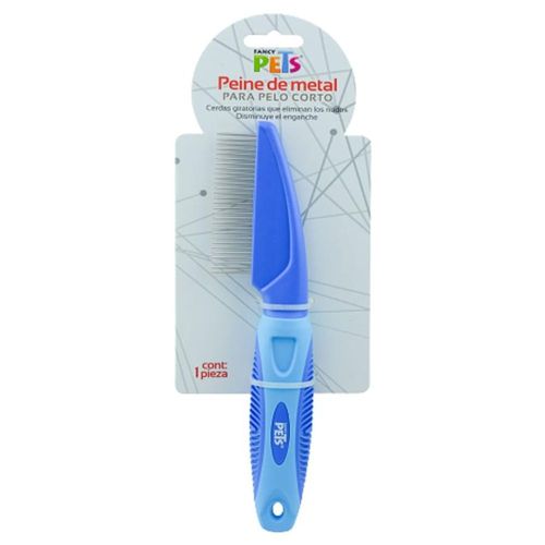 Peine De Metal Pelo Corto Cerdas Giratorias Perro Fancy Pets