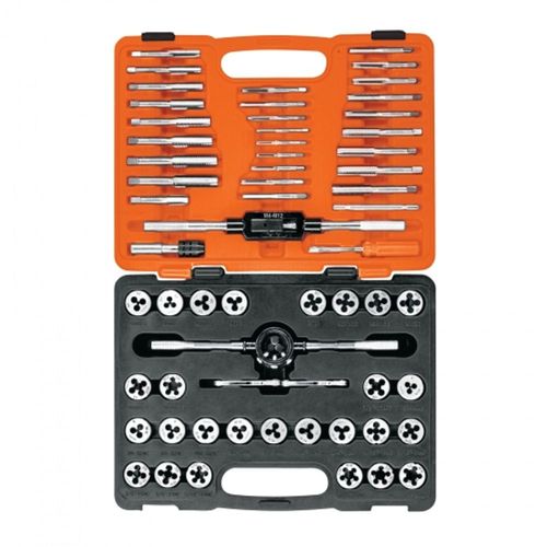 Juego de 60 piezas de machuelos y tarrajas TRUPER JMATA60 naranja