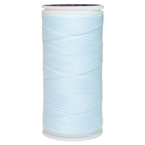 Caja 12 Pzas Hilo Coats Poliéster Liso 3 Cabos Fibra Azul amanecer