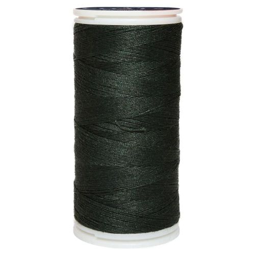 Caja 12 Pzas Hilo Coats Poliéster Liso 3 Cabos Verde Olivo Intenso