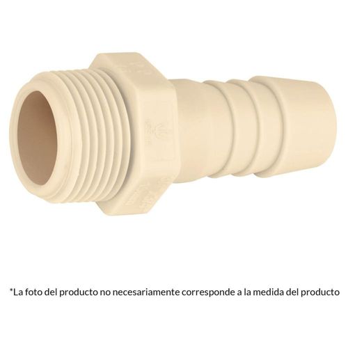 Adaptador inserción rosca exterior, 1/2' x 1/2' Foset