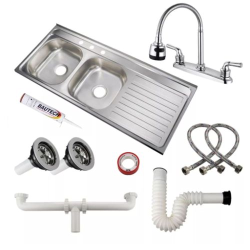 Kit Tarja de Acero Inoxidable Premium Bautech-Solvex (lado derecho)