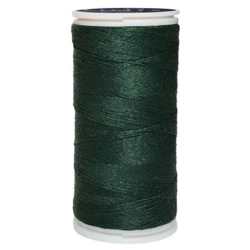 Caja 12 Pzas Hilo Coats Poliéster Liso 3 Cabos Fibra Verde Laguna