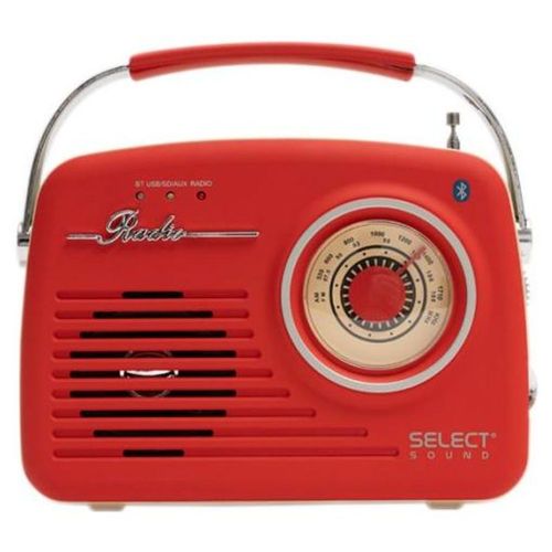 Radio Vintage Select Sound Análogo Recargable Bluetooth BT1010R