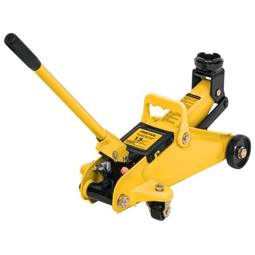 Gato hidráulico de patín PRETUL 1.5t, 32 movimientos GAPA2P amarillo