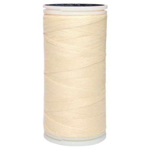 Caja 12 Pzas Hilo Coats Poliéster Liso 3 Cabos Fibra Corta Avena medio