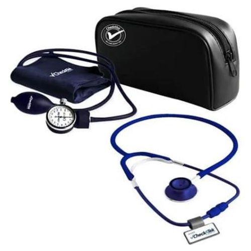 Kit Baumanómetro Doble Campana Popular Azul Checkatek