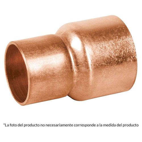 Cople reducción campana cobre 1-1/4x3/4' Foset