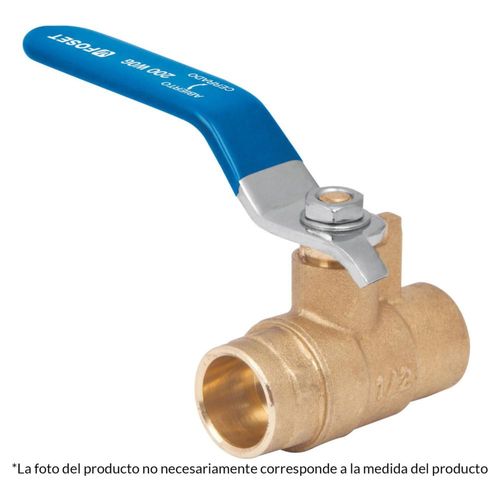 Válvula De Esfera De Latón Soldable 3/4' Foset