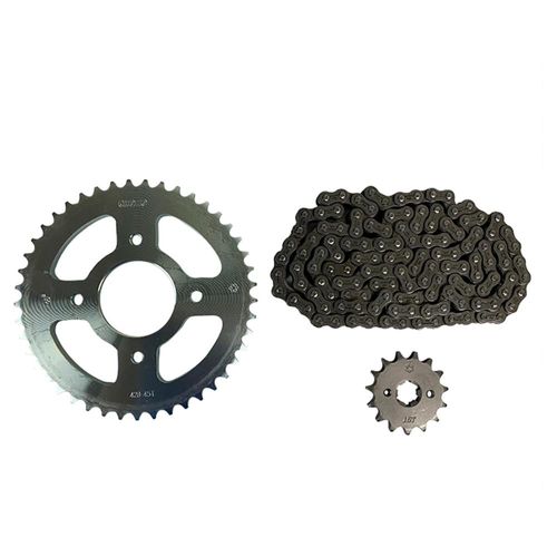 Engrane 45X15 Cadena 428X132L Set Suzuki Gixxer 155 (17-19) Choho