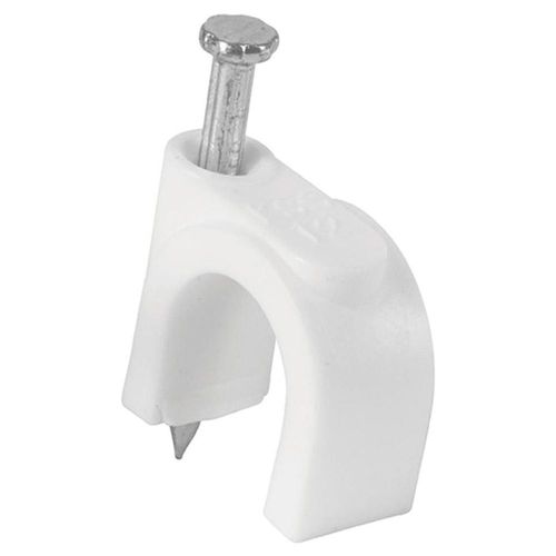 Grapa Curva 12 Mm Blanca Bolsa 20 Piezas Volteck