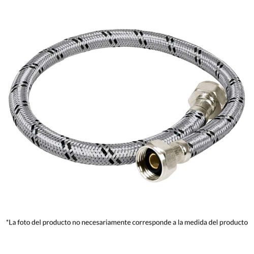 Manguera para fregadero 55cm acero inoxidable Foset